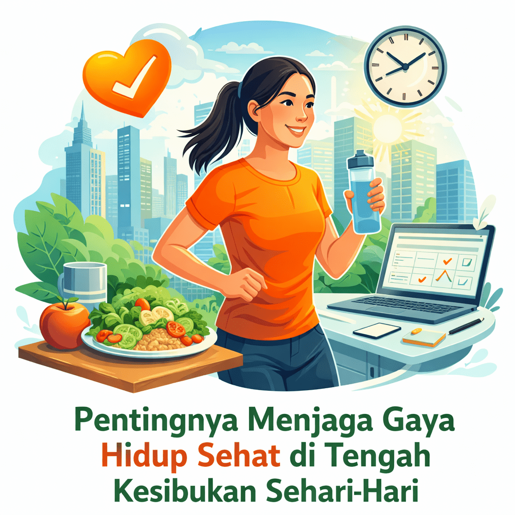 Pentingnya Menjaga Gaya Hidup Sehat di Tengah Kesibukan Sehari&nbsp;Hari
